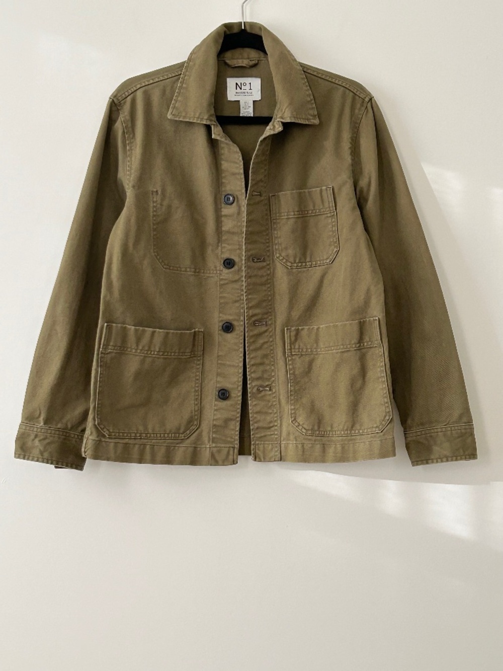 H&M Olive Green 100% Cotton Chore Jacket